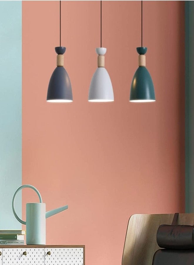 Lyse Decor Multi Color Hanging Lights for Living Room/Bedroom, Pendant Lights for Ceiling/Kitchen Counter/Hall and Balcony and Hanging Lamps for Home Decoration (Pack of 3) - Image 2